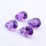 1Pcs Natural Purple Amethyst February Birthstone Pear Faceted Loose Gemstone Nature Semi Precious Stone DIY Jewelry Supplies 4150011