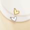 8MM Heart Bezel Stainless Steel Pendant Settings,Yellow Gold Silver Heart Pendant Charm,Art Deco Heart Pendant,DIY Pendant Blank Supplies 1431516