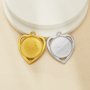 Keepsake Breastmilk Stainless Steel Round Bezel Pendant,Art Deco Round Pendant Charm,Silver Gold Pendant,DIY Pendant Supplies 1411441