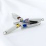 Keepsake Ash Canister Cremation Urn Set Color CZ Stone Birthstone Stick Stainless Steel Wish Vial Pendant Prayer Box 6x38MM 1190037