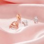 Pear Prongs Studs Earrings Settings,Solid 14K 18K Gold Studs Earring,Minimalist Pear Earrings,DIY Earrings Supplies For Gemstone 1706213