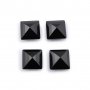 1Pcs Natural Princess Cut Black Onyx Faceted Cut Loose Gemstone Nature Semi Precious Stone DIY Jewelry Supplies 4140026