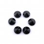 1Pcs 1-9MM Round Black Spinel Faceted Cut Loose Gemstone Natural Semi Precious Stone DIY Jewelry Supplies 4110164