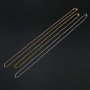 5Pcs 20Inches 2x3MM Rose Gold Plated Stainless Steel Necklace Chian DIY Supplies 1320014