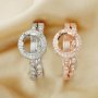 8MM Round Prong Ring Settings,Stackable Solid 925 Sterling Silver Rose Gold Plated Ring,Art Decor Bezel Band Stacker Ring,DIY Ring Set 1294504