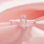 Minimalist Marquise Prong Ring Settings,Solid 14K 18K Gold Ring,Simple Marquise Ring,DIY Ring Supplies For Gemstone 1295036