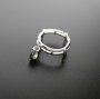 1Pcs 7-22MM Round Cabochon Bezel Solid 925 Sterling Silver DIY Prong Settings Pendant 1411233