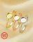 6MM Round Keepsake Breast Milk Resin Ring Settings Rose Gold Plated Solid 925 Sterling Silver Ring Bezel 1215056