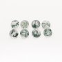 Round Green Moss Agate Faceted Nature Stone,Semi-precious Gemstone,Unique Gemstone,DIY Jewelry Supplies 4110201