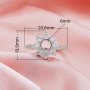 Halo Round Prong Ring Settings,Flower Solid 14K 18K Gold Ring,Vintage Styles Round Moissanite Ring,DIY Ring Supplies For Gemstone 1212134