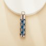 Hollow Leaf Aroma Diffuser Pendnat Necklace Stainless Steel Perfume Diffuser with Sponge 1190072