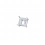8MM Square Prongs Bezel Pendant Settings,Yellow Gold Plated Stainless Steel Pendant Charm,Minimalist Square Pendant,Simple Pendant Blank 1431453