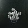 6pcs 12mm round glass beads bottles with 2mm open mouth transparent DIY glass pendant charm findings supplies 3070076