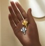 3MM Keepsake Breast Milk Resin Round Bezel Pendant Settings,Yellow Gold Plated Stainless Steel Elephant Pendant Charm,DIY Pendant Blank 1411430