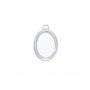 10x14MM Keepsake Breast Milk Resin Oval Bezel Pendant Settings,Minimalist Stainless Steel Oval Pendant Charm,DIY Pendant Blank Supplies 1421271