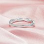 Half Eternity Keepsake Breast Milk Resin 2x6MM Marquise Bezel Ring Settings,Solid 14K 18K Gold Moissanite Ring,Stackable Ring,DIY Ring Supplies For Gemstone 1294758
