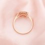 6MM Keepsake Breast Milk Resin Round Ring Bezel Settings,Halo Solid 14K 18K Gold Ring With Moissanite Accents,Art Deco Memory Jewelry,DIY Ring Supplies 1212091