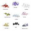 5Pcs January February April June August October November Imitation Birthstone Round Faceted Cubic Zirconia CZ Stone DIY Loose Stone Supplies 4110183-1