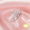 6MM Heart Prong Ring Settings,Crown Solid 14K 18K Gold Ring,Art Deco Heart Ring,DIY Ring Supplies For Gemstone 1295090