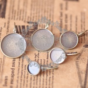 20pcs 18MM vintage brass bronze earrings hook,earrings base setting,vintage earrings,vintage jewelry1701006-4