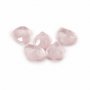 6x8MM Pear Faceted Natural Rose Quartz Pink Loose Gemstone Semi Precious Raw Stone for DIY Jewelry 4150021