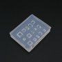 Facted Square Rectangle Breast Milk Cabochon Silicone Mold Epoxy Resin Keepsake DIY Jewelry Making Supplies 1507044