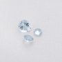 Nature Faceted Round Aquamarine Gemstone,March Birthstone,Light Blue Gemstone,DIY Jewelry Supplies