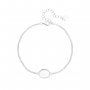 8x10MM Keepsake Breast Milk Resin Oval Bezel Bracelet Settings,Solid 925 Sterling Silver Rose Gold Plated Bracelet,DIY Bracelet Supplies 7.2''+2'' 1900316