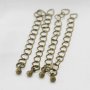 20Pcs 2Inches Brass Bronze Antiqued Extension Chain for DIY Necklace 1321008