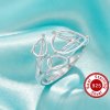Three Stones Pear Prong Ring Settings,Solid 925 Sterling Silver Ring,Minimalist Pear Ring,Family Ring,DIY Ring Supplies 1295062-1