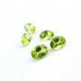 5Pcs Oval Green Peridot August Birthstone Faceted Cut Loose Gemstone Natural Semi Precious Stone DIY Jewelry Supplies 4120122