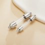 Tube Glass Bottle Stainless Steel Pendant,Minimalist Perfume Vial Pendant,Glass Bottle Wish Charm,DIY Pendant Supplies 1800601