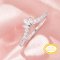 Curved Moissanite Stackable Ring,Solid 14K 18K Gold Ring,Dainty Stacker Ring,Stackable Ring,DIY Ring Supplies 1294997