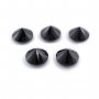 1Pcs Natural Round Black Onyx Faceted Cut Loose Gemstone Nature Semi Precious Stone DIY Jewelry Supplies 4110170
