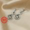 1Pcs 6.5MM Round Bezel Gemstone Cz Stone Solid 925 Sterling Silver Prong Pendant Charm Settings 1411228