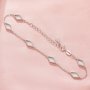 Keepsake Breast Milk Resin Kite Cut Bezel Bracelet Settings,Solid 925 Sterling Silver Bracelet,Minimalist Kite Cut Bracelet,DIY Bracelet Supplies 7''+2''1900337-1