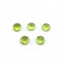 1Pcs 1-8MM Round Green Peridot August Birthstone Faceted Cut Loose Gemstone Natural Semi Precious Stone DIY Jewelry Supplies 4110165