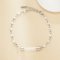 Tube Glass Bottle Stainless Steel Pendant Bracelet,Heart Art Deco Perfume Vial Pendant Chain Bracelet,DIY Bracelet Supplies 1900346