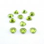 1Pcs 4-8MM Heart Green Peridot August Birthstone Faceted Cut Loose Gemstone Natural Semi Precious Stone DIY Jewelry Supplies 4130010