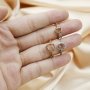 1Pcs Multiple Sizes Oval Rose Gold Silver Cabochon Prong Bezel Solid 925 Sterling Silver Adjustable Ring Settings 1224010