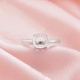 Minimalist Round Prong Ring Settings,Solid 14K 18K Gold Ring,Minimalist Round Ring,Simple Ring,DIY Ring Supplies For Gemstone 1212135