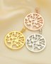 20MM Keepsake Breast Milk Resin Marquise Pendant Bezel Settings,Tree of Life Pendant,Solid 925 Sterling Silver Rose Gold Plated Charm,DIY Pendant Bezel 1431169