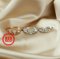 1Pcs 3-8MM Round Simple Rose Gold Silver Gems Cz Stone Prong Bezel Solid 925 Sterling Silver Adjustable Ring Settings 1210034