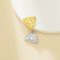 2MM Keepsake Breast Milk Resin Round Bezel Pendant Settings,Stainless Steel Eye Pendant Charm,Lrregular Triangle Eye Pendant 1411428