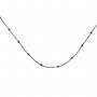 Simple Stainless Steel Beads Chain Necklace,Silver Rose Gold Black Stainless Steel Necklace Chain,Minimalist Beads Chain,DIY Necklace Supplies 1320051