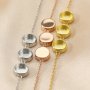 6MM Round Keepsake Breast Milk Bezel Settings for Resin Solid 925 Sterling Silver Rose Gold Plated DIY Pendant Bezel with Necklace Chain 18''+2'' 1411304