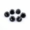 1Pcs 1-9MM Round Black Spinel Faceted Cut Loose Gemstone Natural Semi Precious Stone DIY Jewelry Supplies 4110164