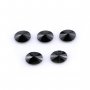 5Pcs Oval Black Spinel Faceted Cut Loose Gemstone Natural Semi Precious Stone DIY Jewelry Supplies 4120125