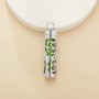 Hollow Rose Flower Aroma Diffuser Pendnat Necklace Stainless Steel Perfume Diffuser with Sponge 1190073