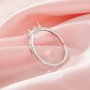 Minimalist Marquise Prong Ring Settings,Solid 14K 18K Gold Ring,Simple Marquise Ring,DIY Ring Supplies For Gemstone 1295036